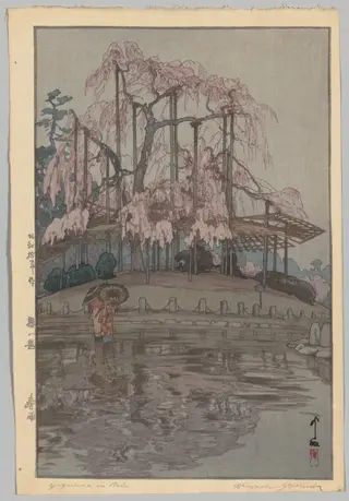 Eight Scenes of Cherry Blossoms: Spring Rain (Sakura hachidai: Harusame)