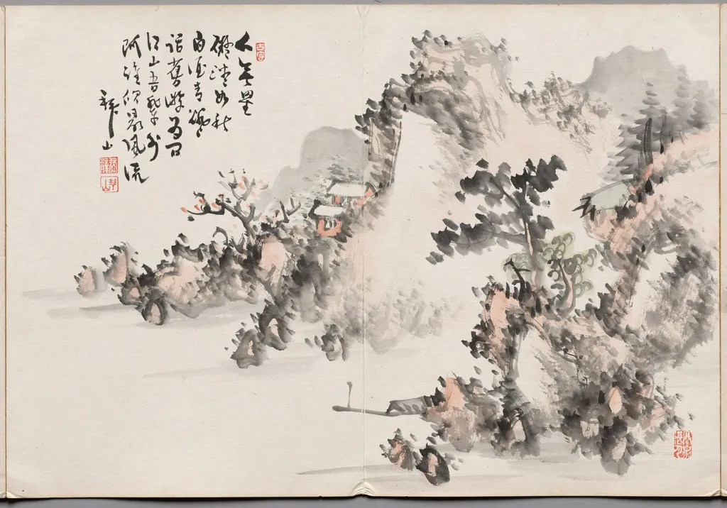 Painting Eight from Album of Paintings by Haizan, by Yoshitsugu Haizan, unspecified, 1892