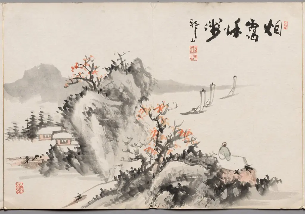 Painting Nine from Album of Paintings by Haizan, by Yoshitsugu Haizan