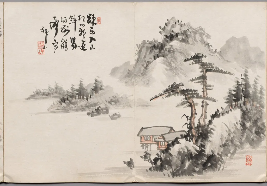 Painting One from Album of Paintings by Haizan, by Yoshitsugu Haizan, unspecified, 1892