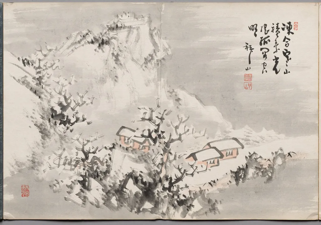 Painting Thirteen from Album of Paintings by Haizan, by Yoshitsugu Haizan, unspecified, 1892
