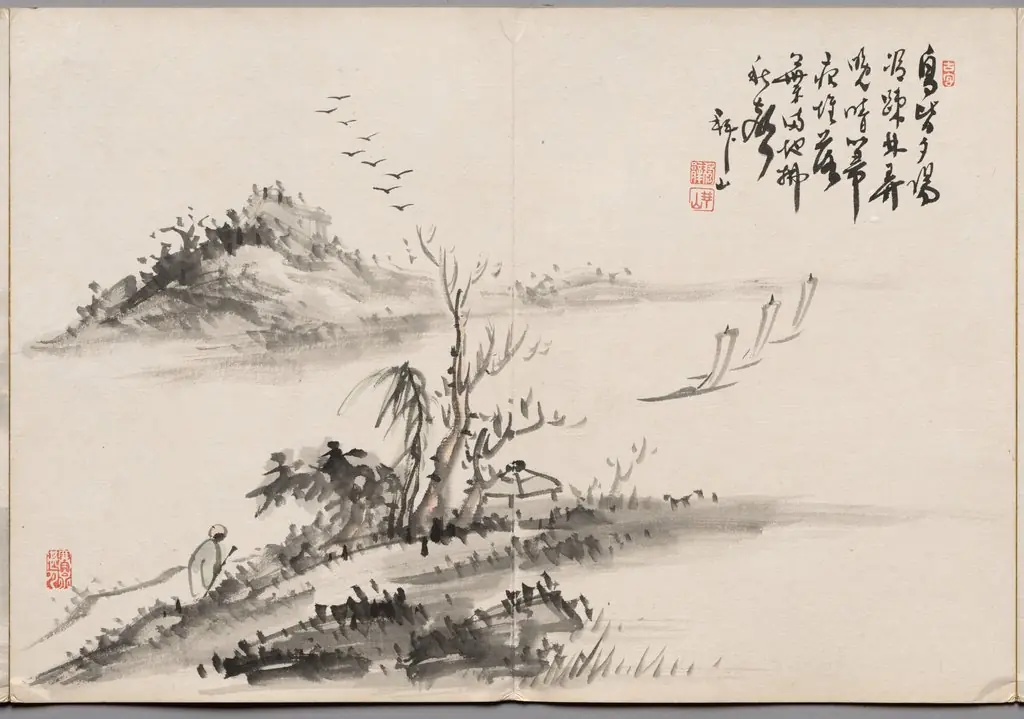 Painting Twelve from Album of Paintings by Haizan, by Yoshitsugu Haizan