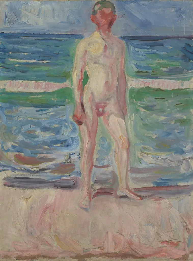 Young Man on the Beach