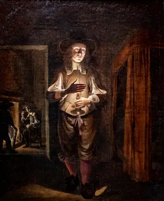 Young Man with a Candle