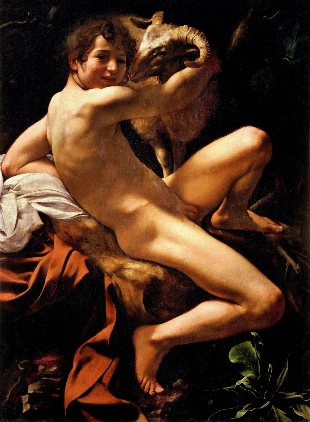 Young Saint John the Baptist with ram