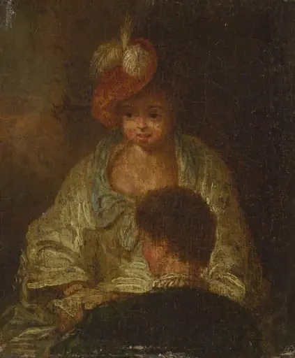 Young Woman and Man, 1750