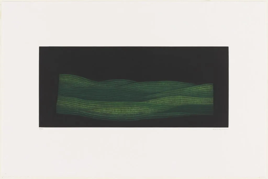 Untitled, by Yozo Hamaguchi, ink, 1988