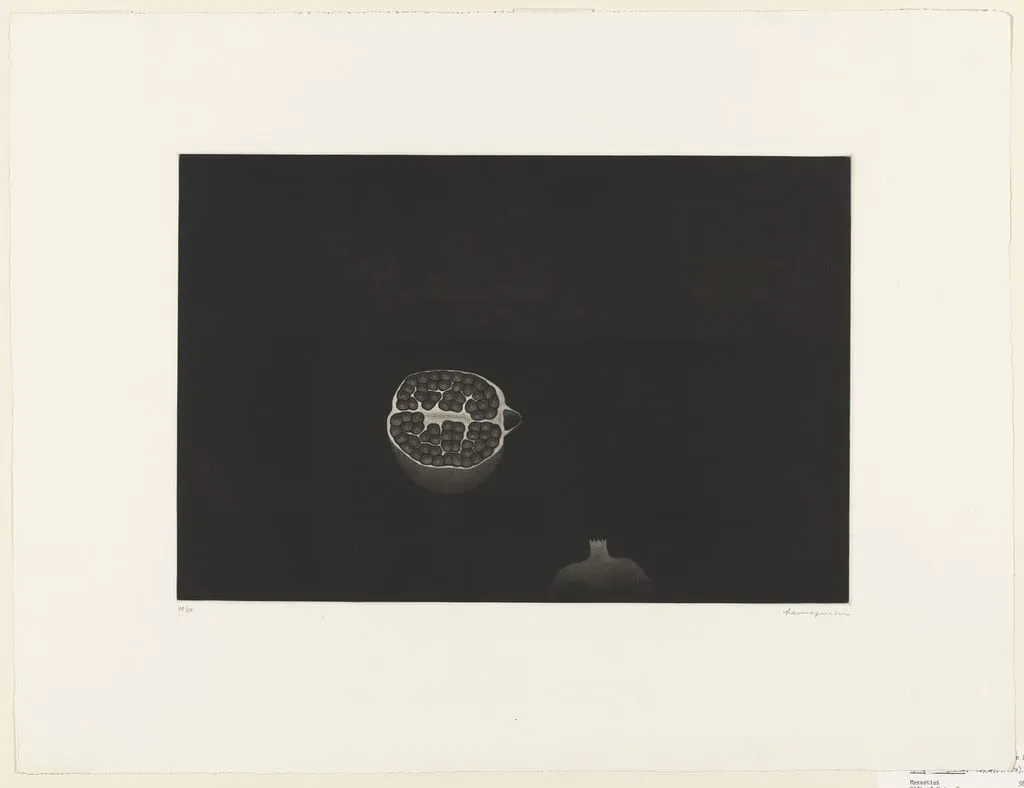 Untitled, by Yozo Hamaguchi, ink, 1958