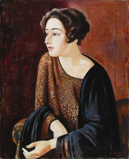 Elina Vaaran muotokuva, by Yrjö Ollila
