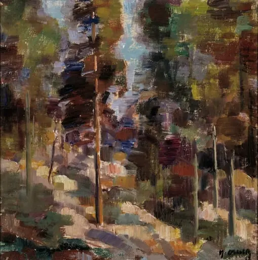 Metsämaisema, by Yrjö Ollila