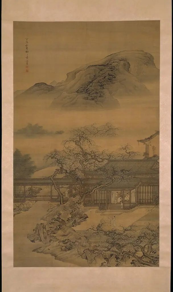 Villa in a Wintry Landscape, by Yuan Jiang