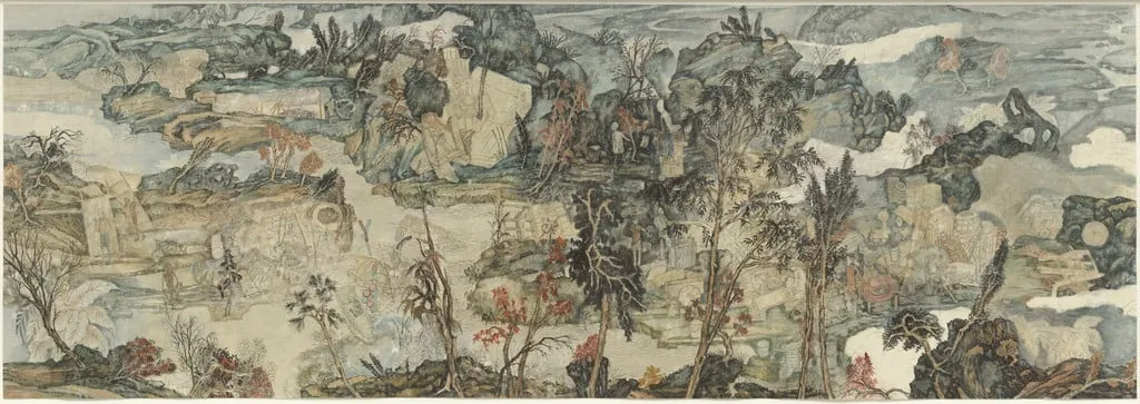 Untitled, by Yun-Fei Ji, watercolor, 2003