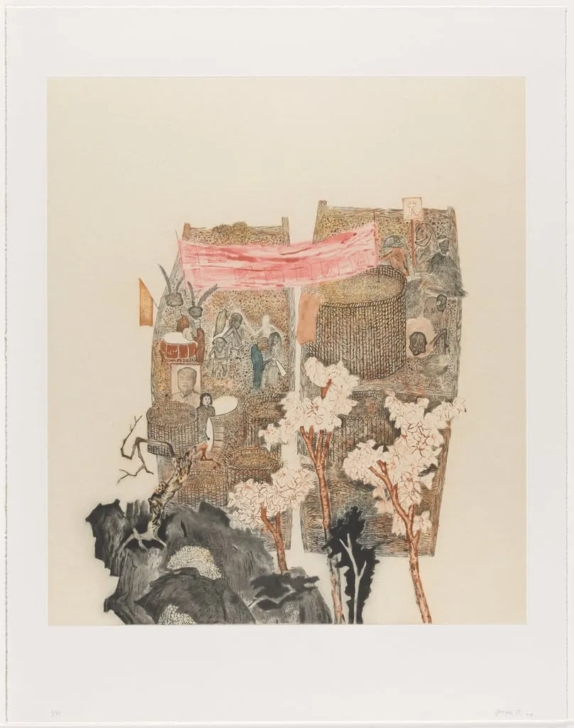 Untitled, by Yun-Fei Ji, ink, 2004