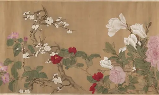 清 (傳)惲壽平 百花圖 卷|One Hundred Flowers, by Yun Shouping
