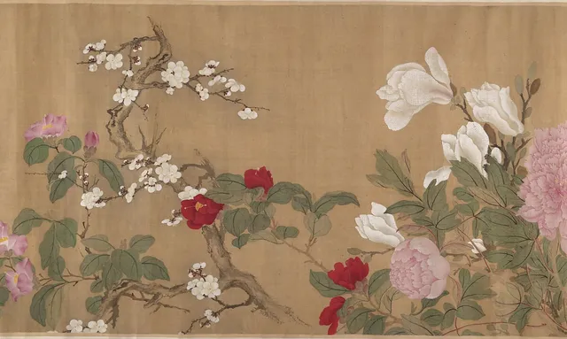 清   （傳）惲壽平   百花圖   卷|One Hundred Flowers
