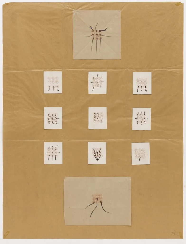Untitled, by Yutaka Matsuzawa, ink, 1964