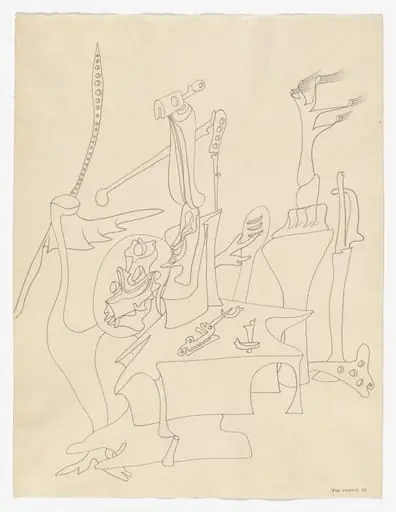 Untitled, by Yves Tanguy