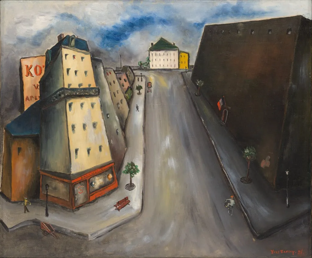 Untitled, by Yves Tanguy, oil, 1925