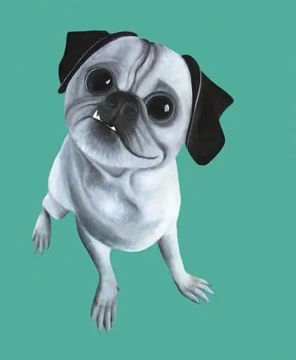 Müller, Yvonne - Malerei, Mops, by Yvonne Müller