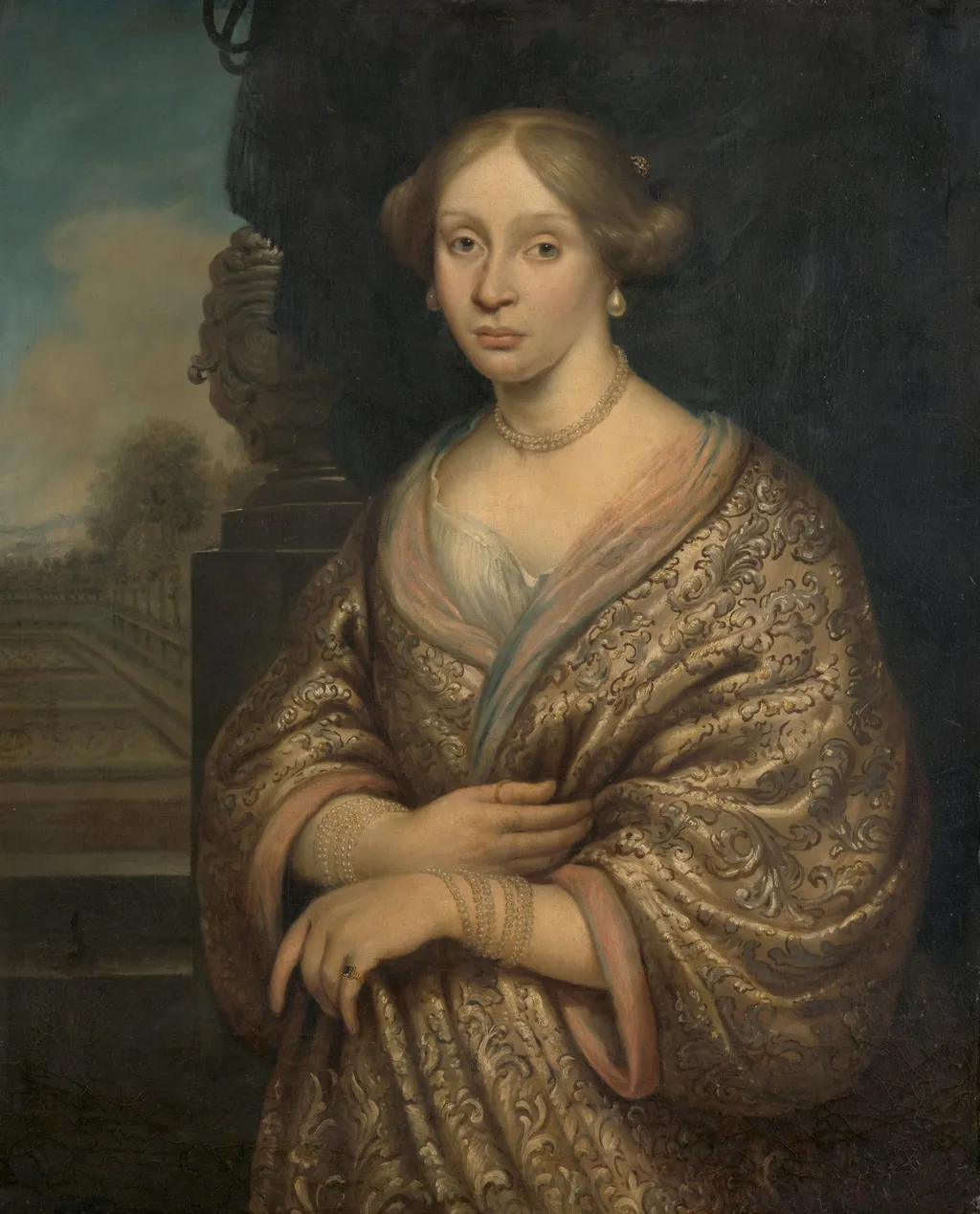 Portrait of Petronella van der Burcht (1657-1682), by Zacharias Blyhooft, unspecified, 1674