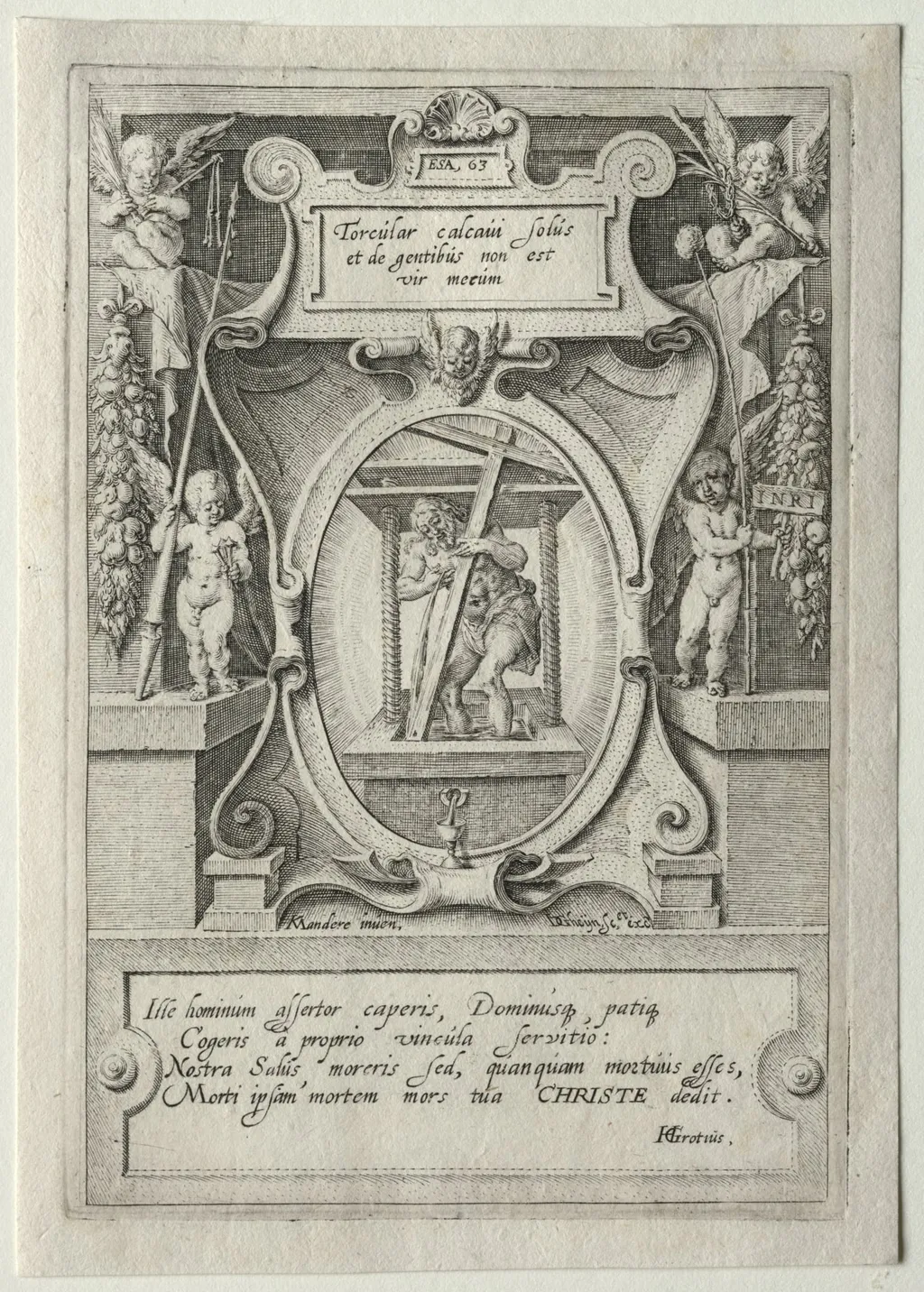 Passion Set, by Zacharias Dolendo, 1597