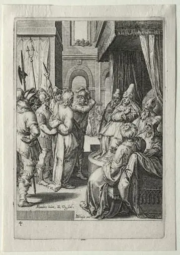 Passion Set: Christ before Herod, by Zacharias Dolendo