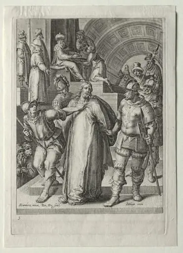 Passion Set:  Christ before Pilate, by Zacharias Dolendo