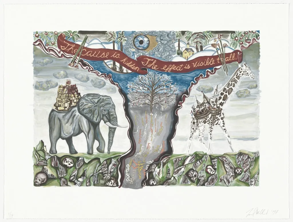 Untitled, by Zachary Wollard, ink, 2007