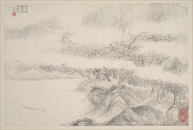 清 張風 山水圖 冊 紙本|Landscapes