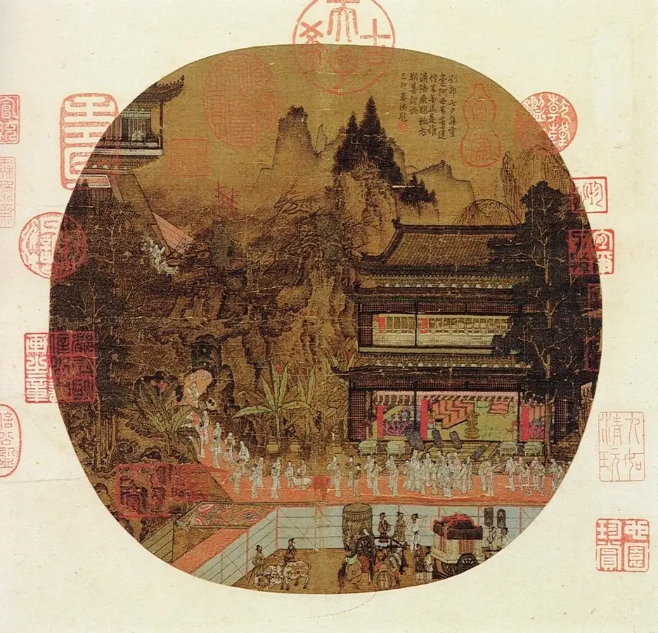 Palaces of Han, by Zhao Boju