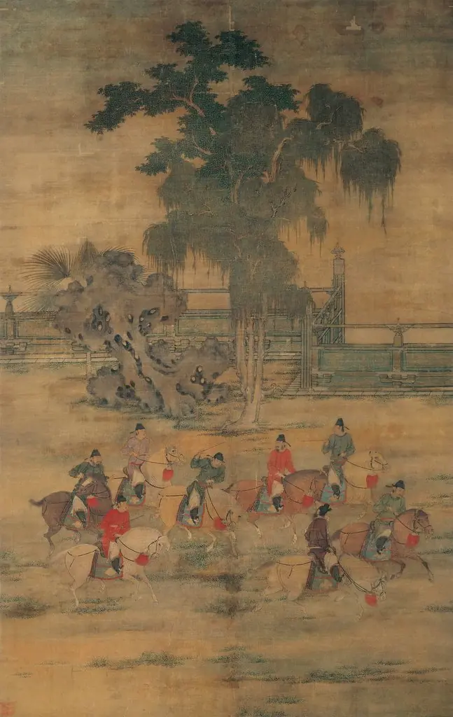 Eight Princes on a Spring Excursion, by Zhao Yan