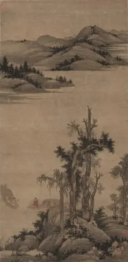 Fishermen-Hermits in Stream and Mountain, by Zhao Yong