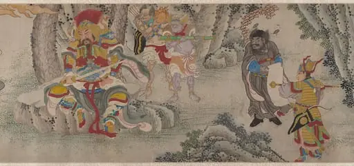 明  鄭重  搜山圖  卷|Searching the Mountains for Demons, by Zheng Zhong, 1628