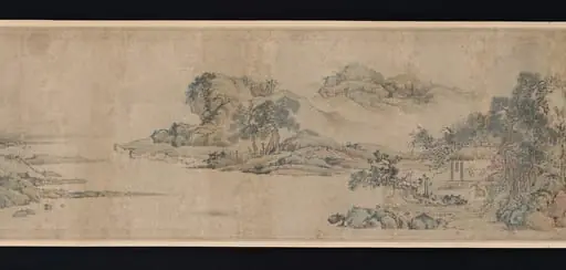 明  佚名 朱德潤  怡樂堂圖 卷|Hall of Harmony and Joy, by Zhu Derun|Unidentified artist, 1649