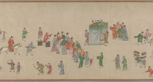 Street Scenes in Times of Peace 太平風會圖, by Zhu Yu