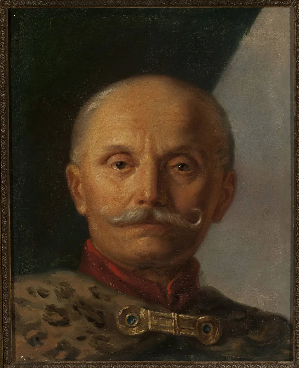 Portrait of a man, by Zofia Szymanowska-Lenartowicz, oil, 1857