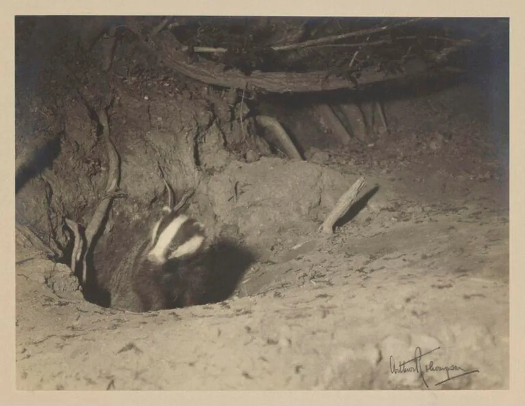 Badger, by Zoological Photographic Club, photographic