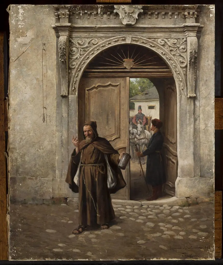 Generous alms, by Zygmunt Ajdukiewicz