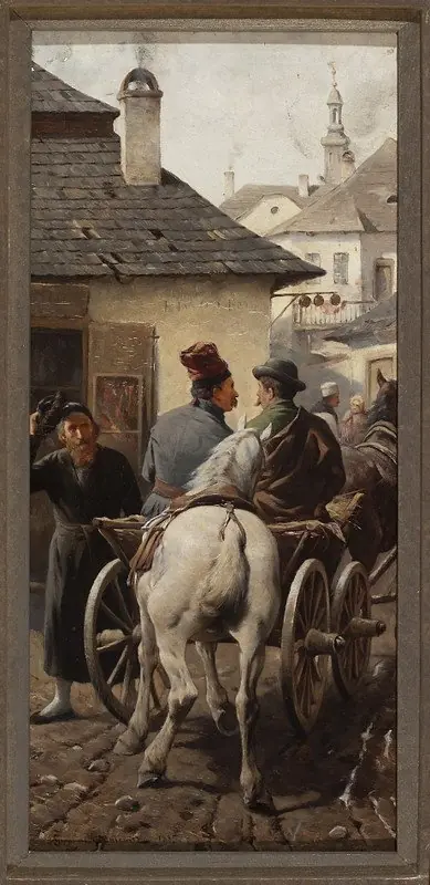 To the town, by Zygmunt Ajdukiewicz