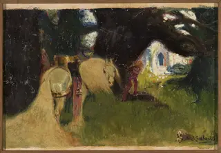 In front of the Dragon’s Den – figure for the fairy tale